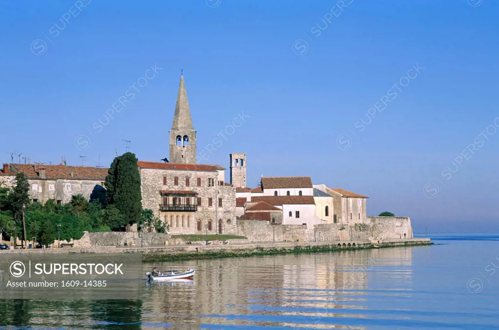 Town Skyline & Harbour, Porec, Istria Region, Croatia