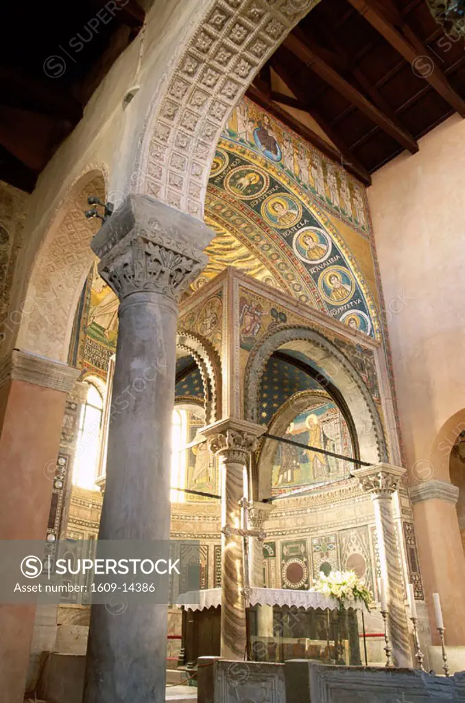 Euphrasian Basilica / Interior of Basilica, Porec, Istria Region, Croatia