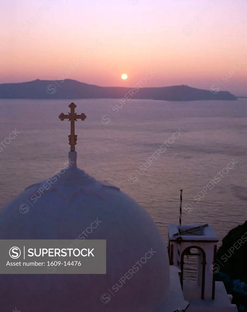 Santorini / Sunrise, Oia, Cyclades Islands, Greece