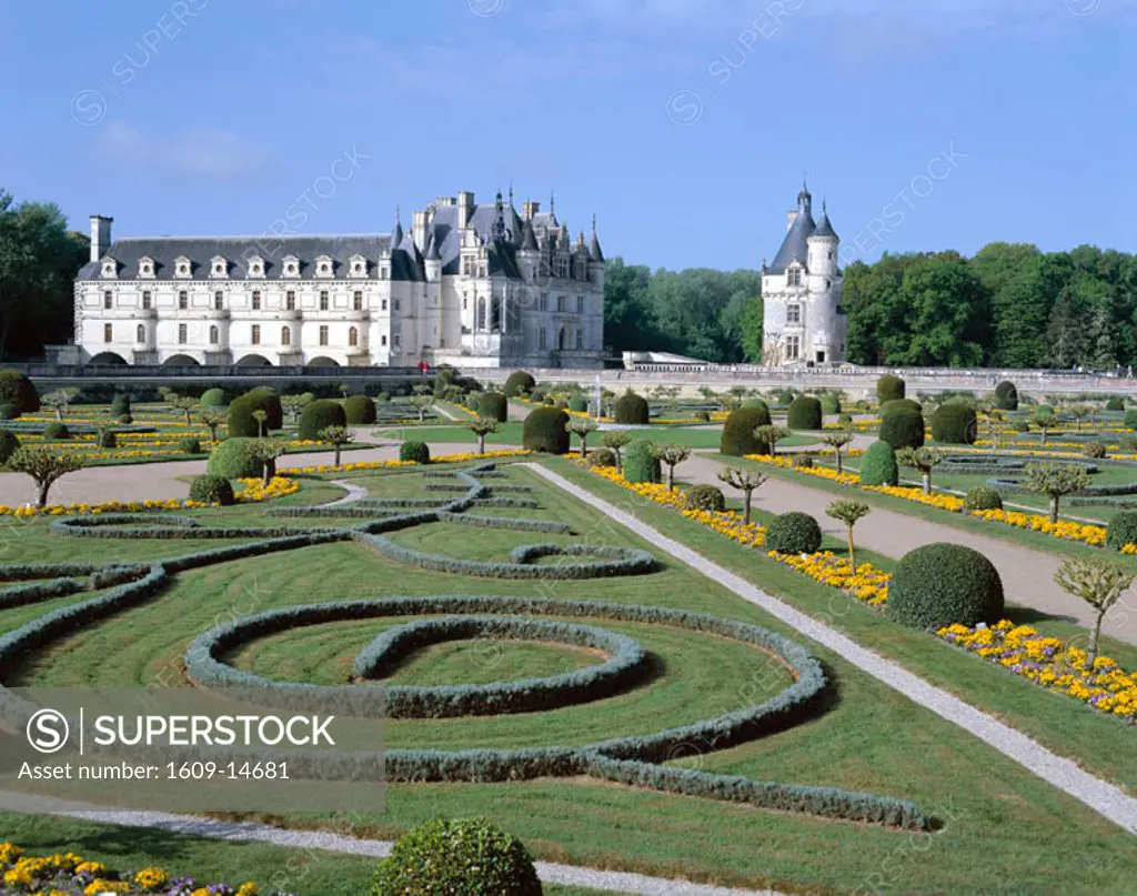 Chenonceau Castle (Chateau de Chenonceau), Chenonceau, Loire Valley, France