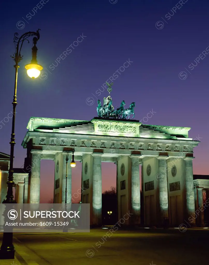 Brandenburg Gate / Night View, Berlin, Germany