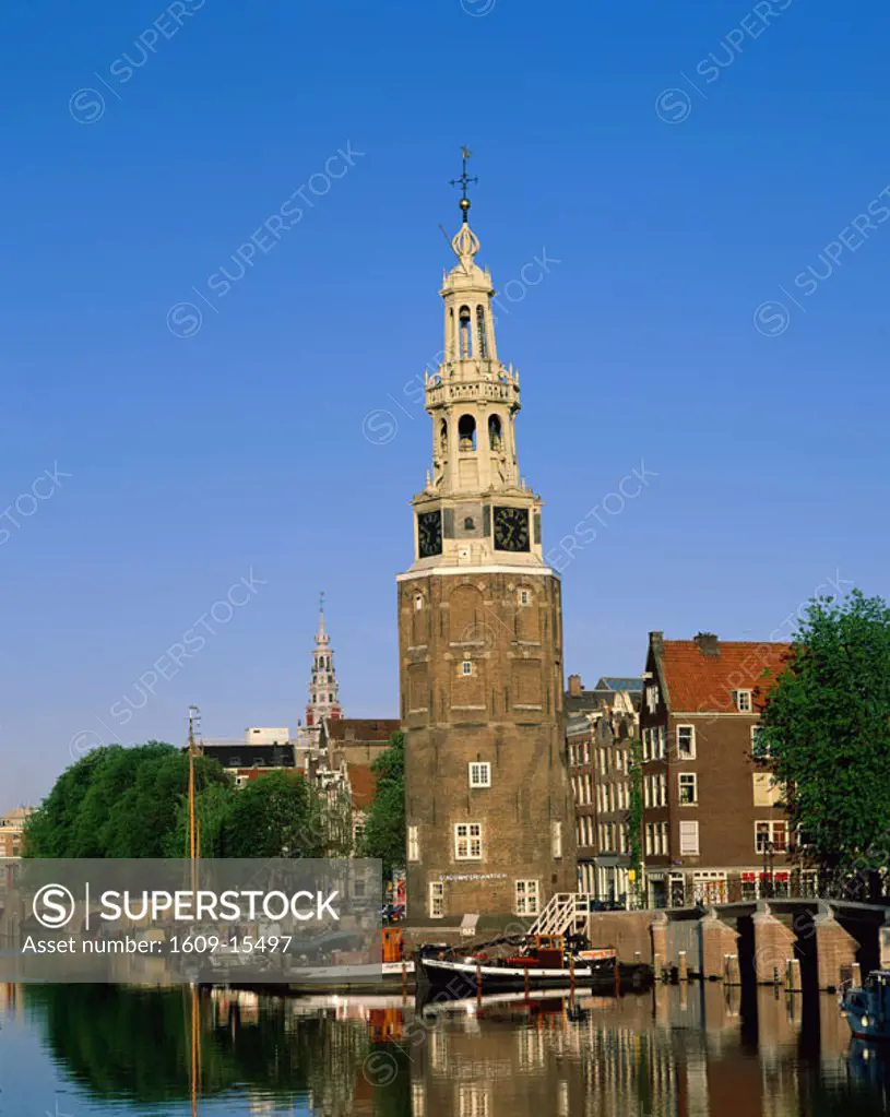 Montelbaanstoren, Amsterdam, Holland (Netherlands)