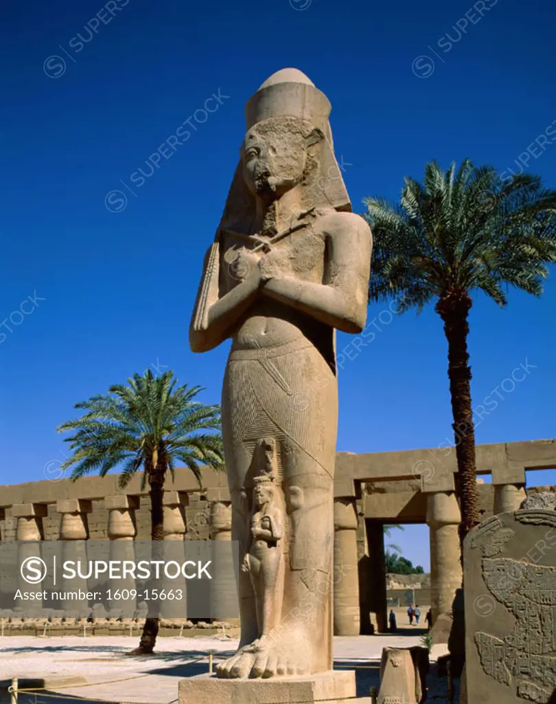 Karnak Temple / Ramses II Statue, Luxor, Egypt