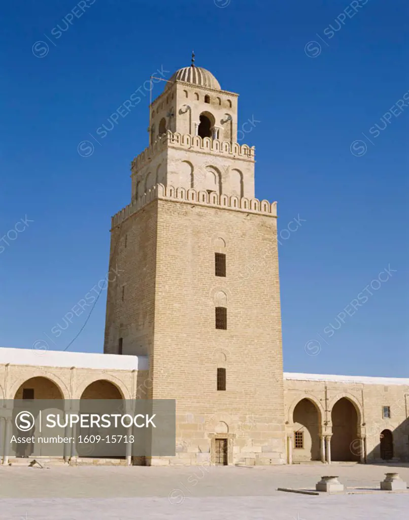 Great Okba Mosque, Kairouan, Tunisa