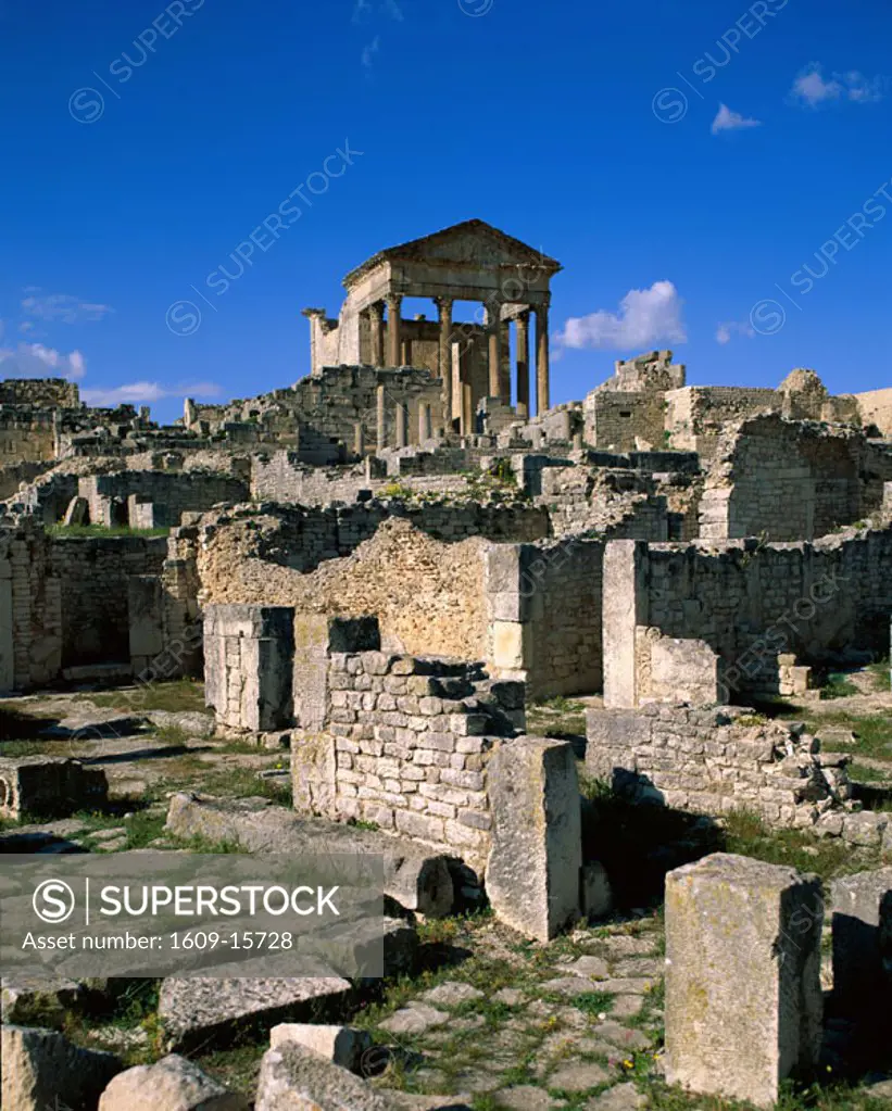 Roman Ruins & Capitolano, Dougga, Tunisa