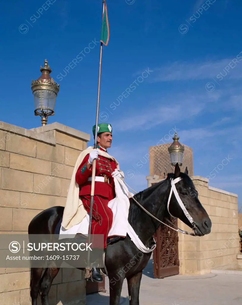 Mohammed V Mausoleum / Royal Guard , Rabat, Morocco