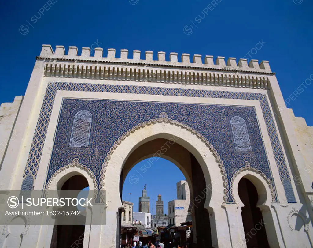 Bab Boujeloud Gate, Fes, Morocco