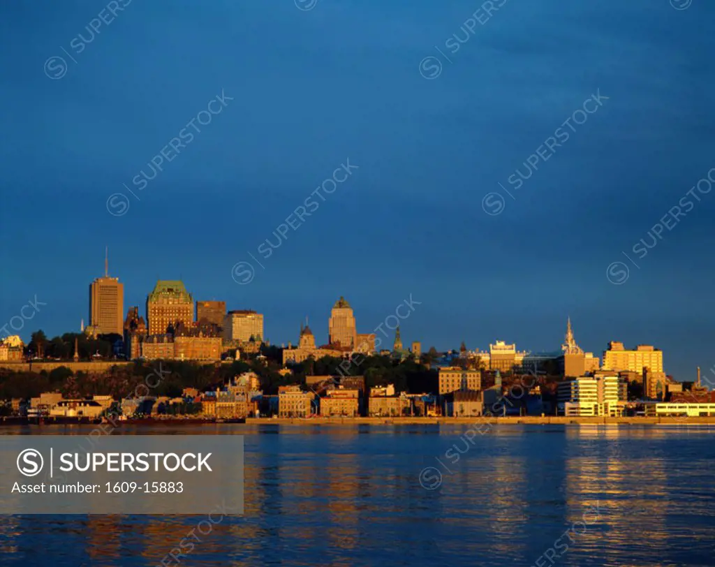 City Skyline & St.Laurent River, Quebec City, Quebec, Canada