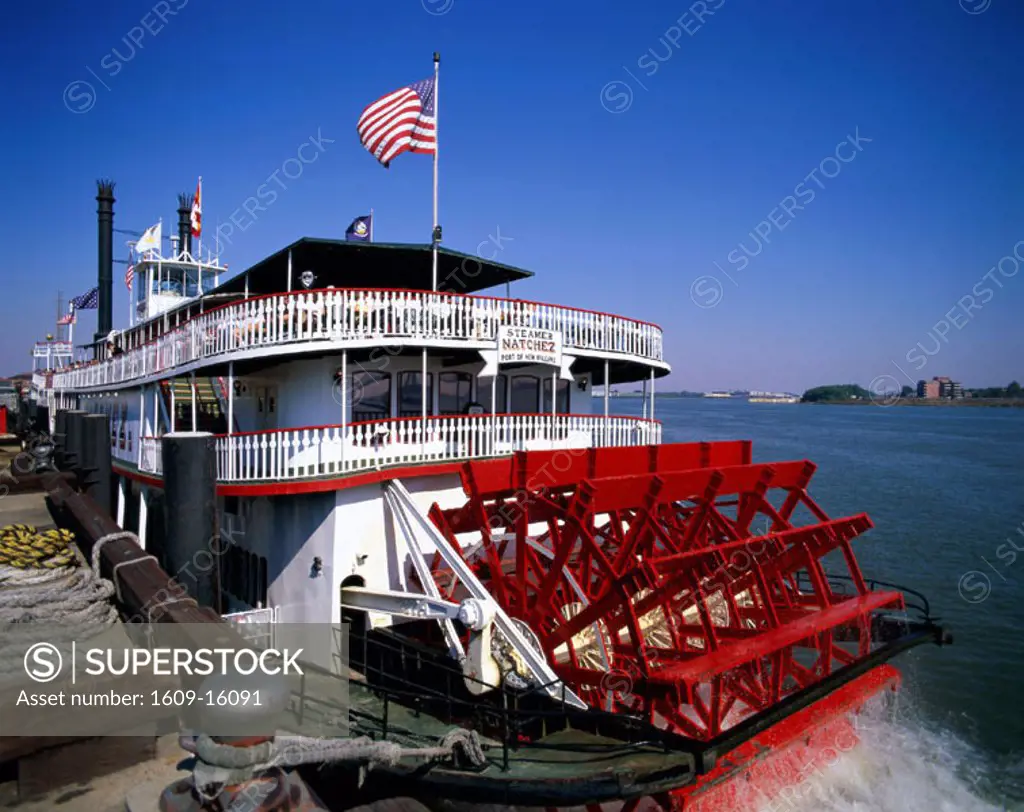 Mississippi River / Natchez Steamboat, New Orleans, Louisiana, USA