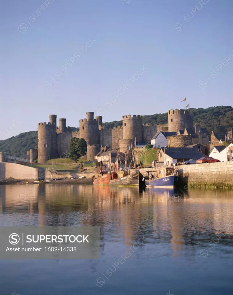 Conwy Castle & River Conwy, Wales