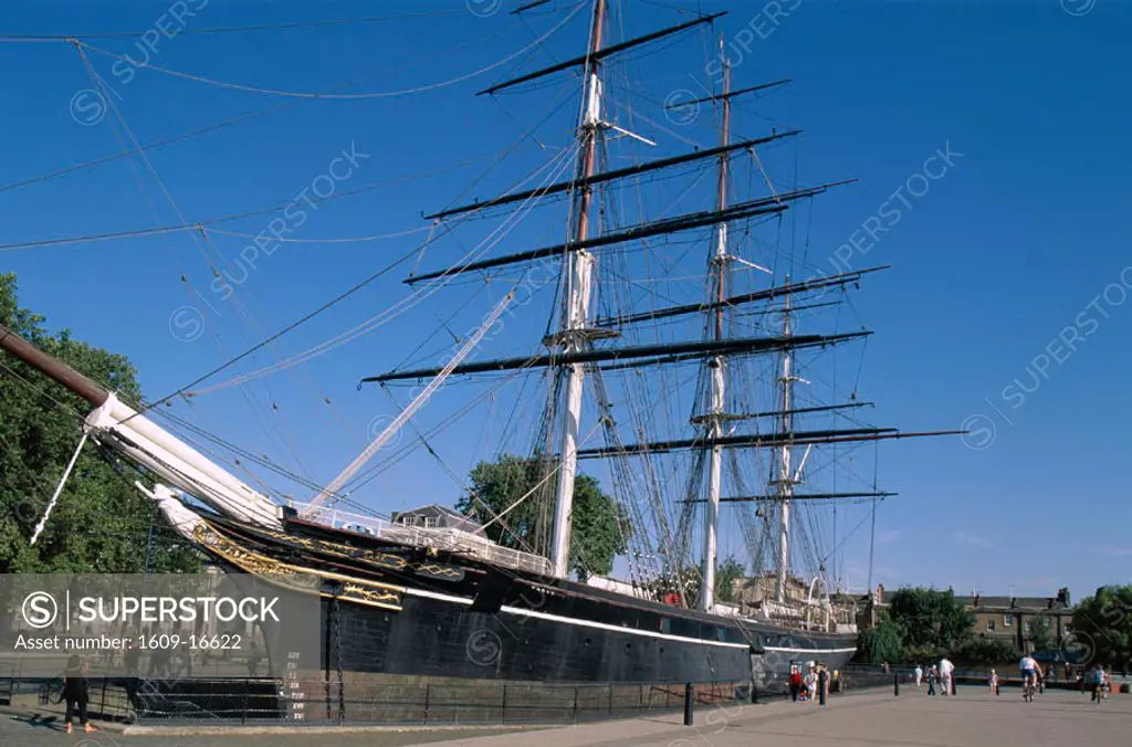 Greenwich / Cutty Sark Clipper Ship, London, England