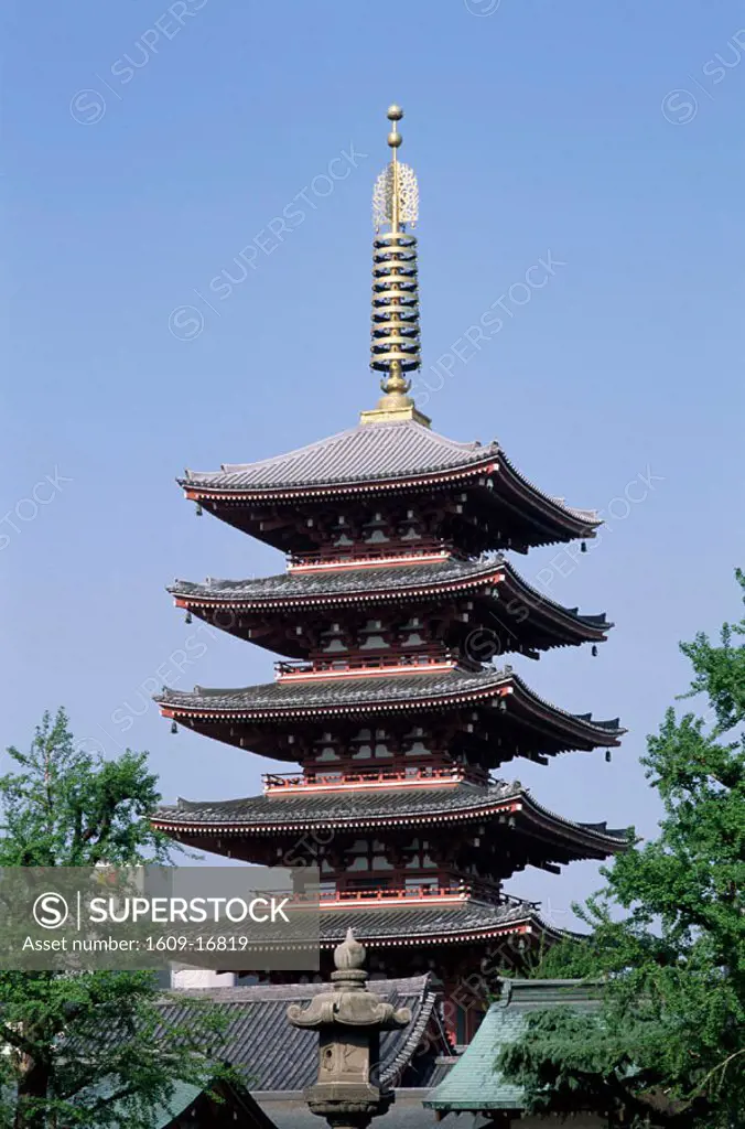 Japan, Tokyo, Asakusa Kannon Temple