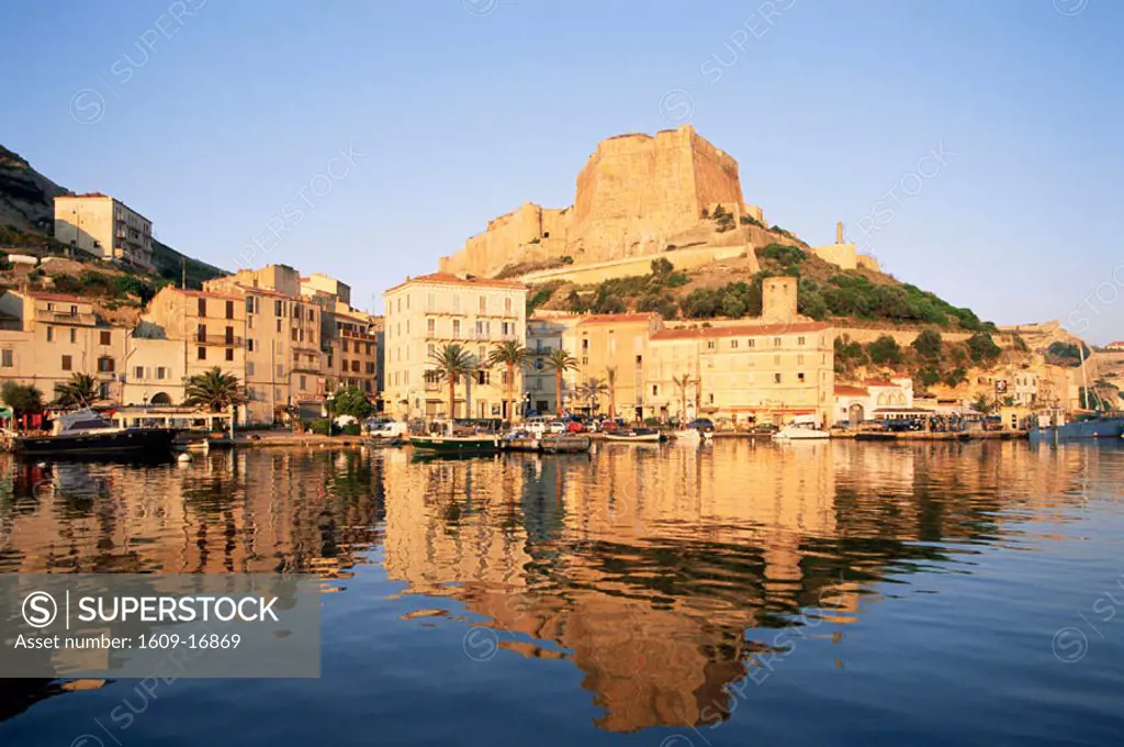 France, Corsica, Bonifacio Harbour