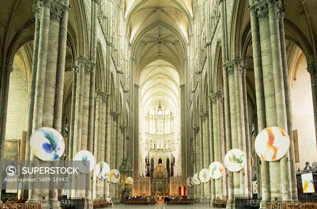 France, Somme, Amiens, Amiens Cathedral, Interior