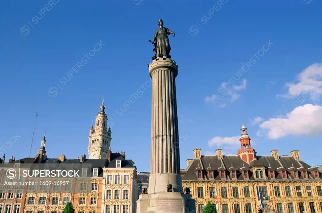 France, Nord, Lille, Place du General de Gaulle