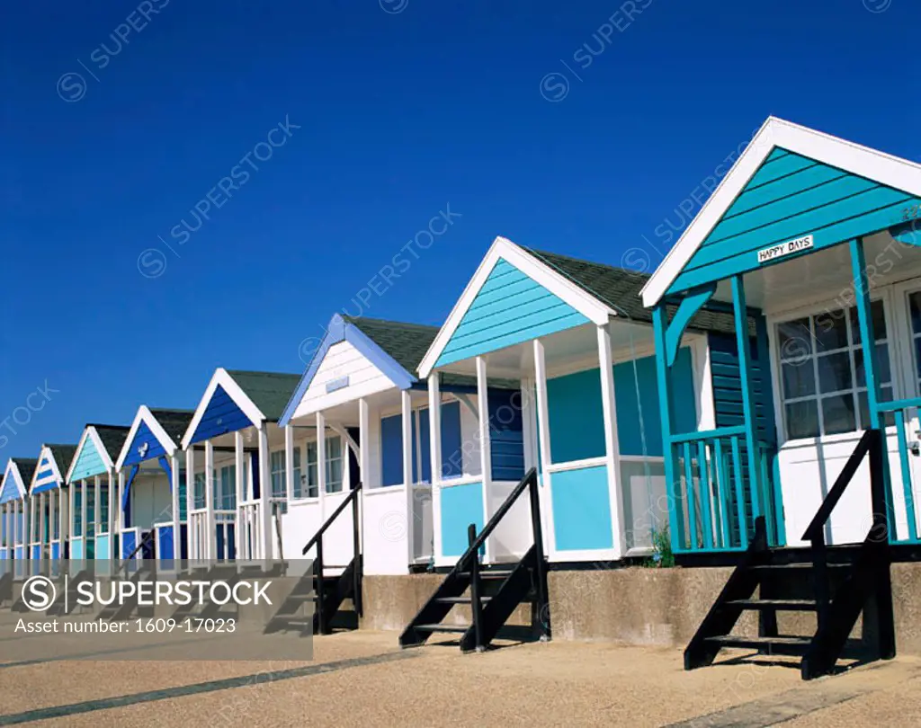 England, Suffolk, Southwold, Beach Huts