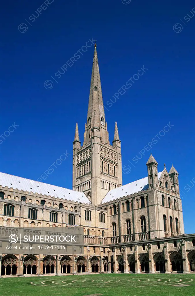 England, East Anglia, Norfolk, Norwich, Norwich Cathedral