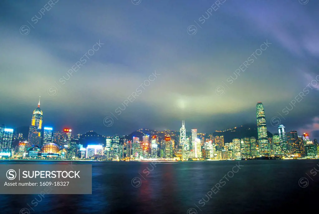 Hong Kong skyline from Kowloon, China
