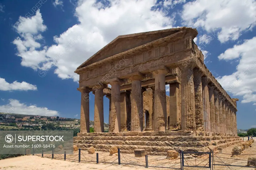 The Temple of Concordia, Agrigento, Sicily, Italy
