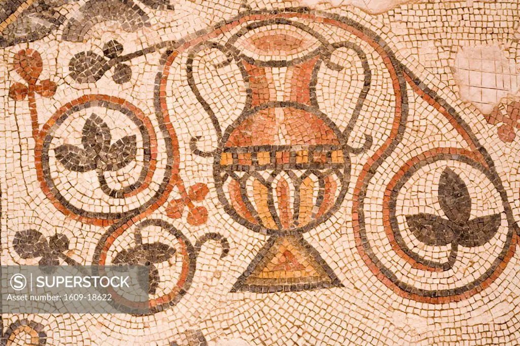 6th century Mosaics, archaeological park, Madaba, Jordan
