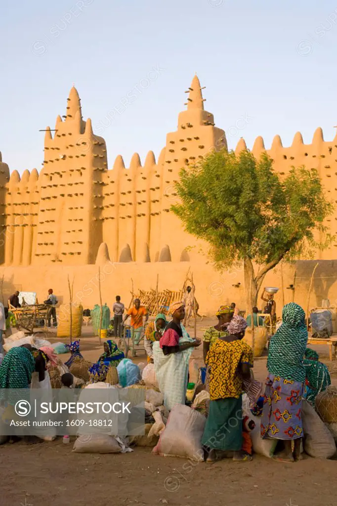 Djenne Mosque, Djenne, Niger Inland Delta, Mopti region, Mali