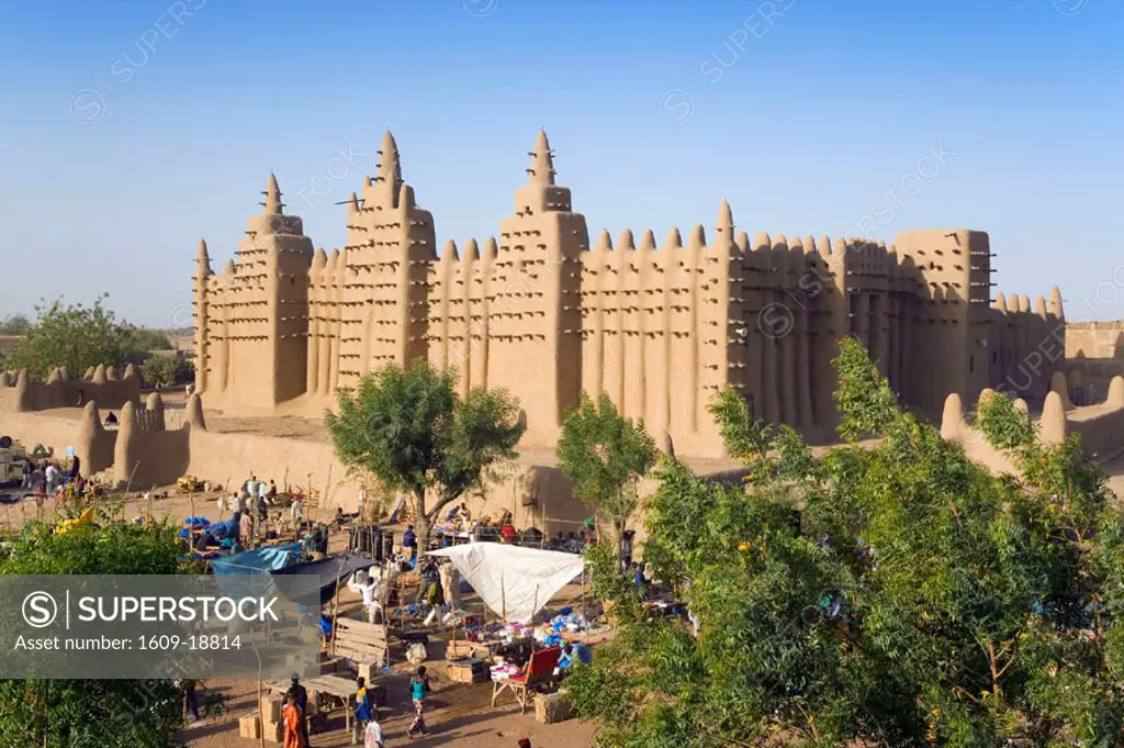 Djenne Mosque, Djenne, Niger Inland Delta, Mopti region, Mali