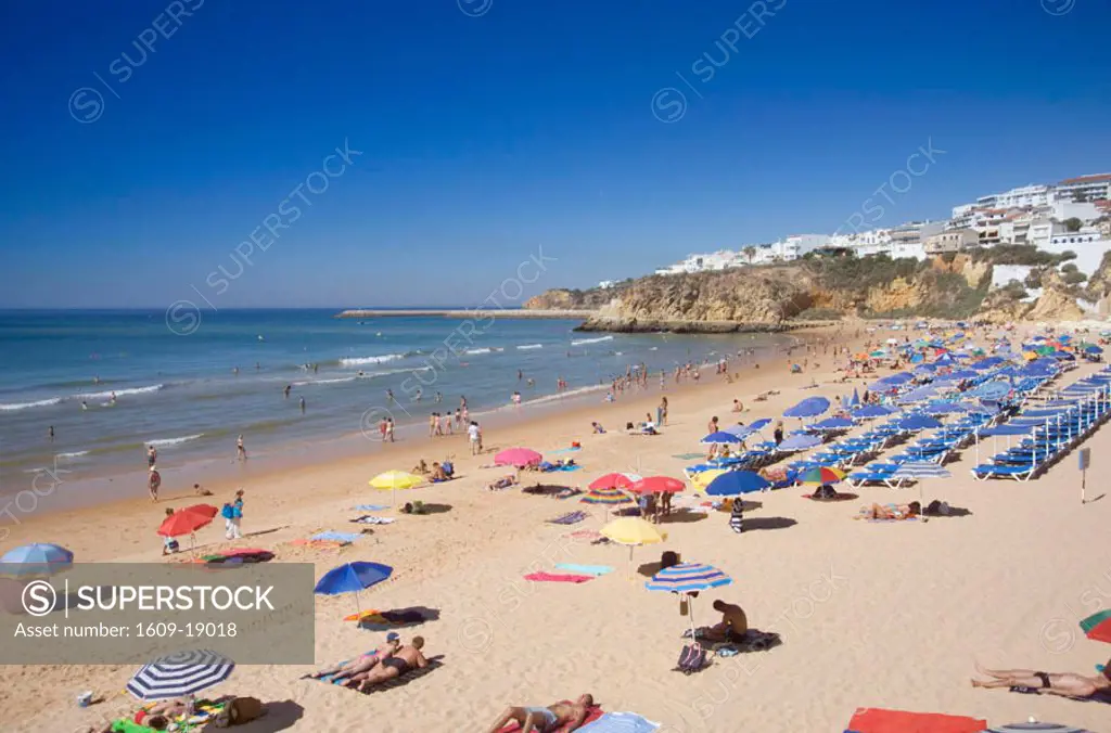 Town Beach, Albufeira, Algarve, Portugal