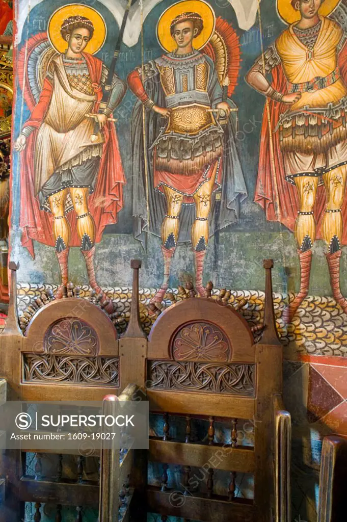 Icons, Moldovita monastery, Bucovina, Romania