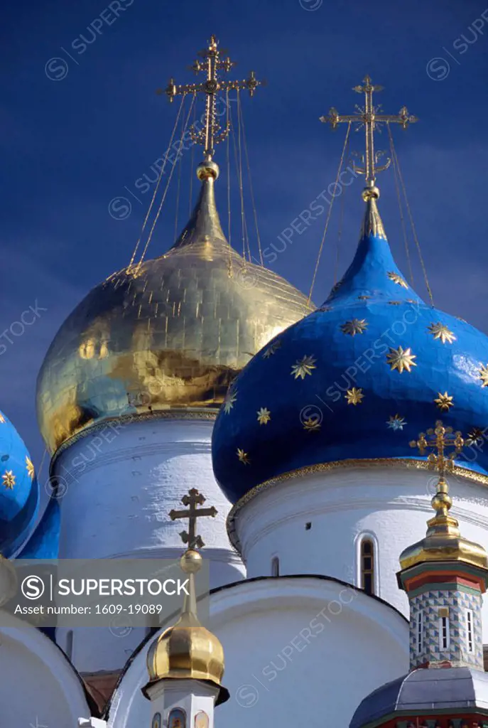Dormition cathedral of the Holy Trinity, St. Sergius Lavra monastery, Sergiev Posad, Russia