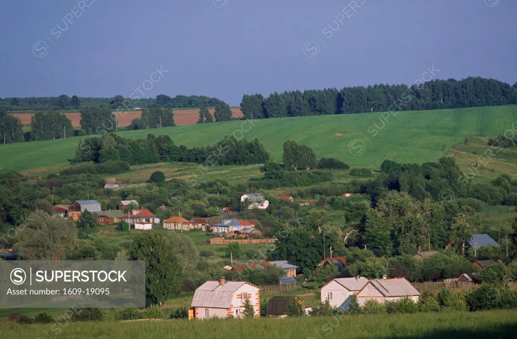 Rural landscape in Nizhny Novgorod region, Russia