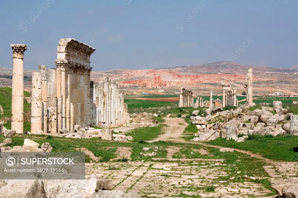 Roman city of Apamea, Syria