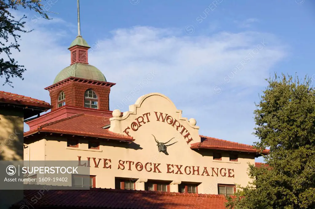 Fort Worth Livestock Exchange, Fort Worth Stock Yards Area, Fort Worth, Texas, USA