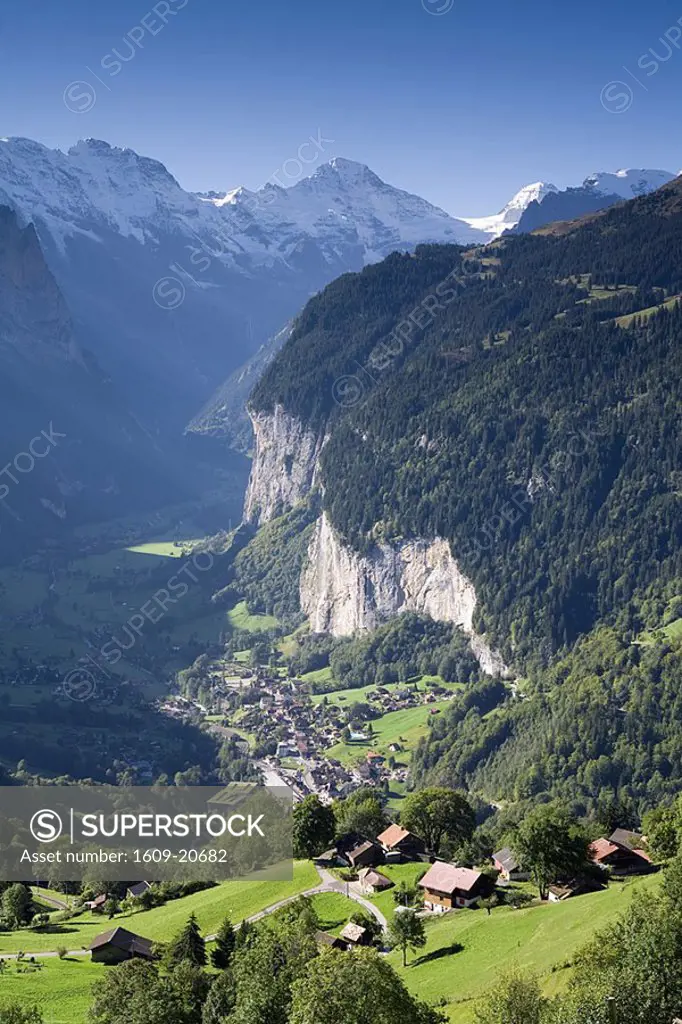 Wengen & Lauterbrunnen valley, Berner Oberland, Switzerland