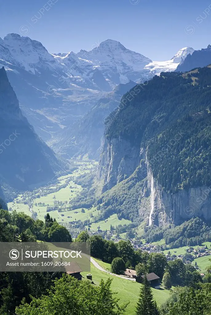 Wengen & Lauterbrunnen valley, Berner Oberland, Switzerland