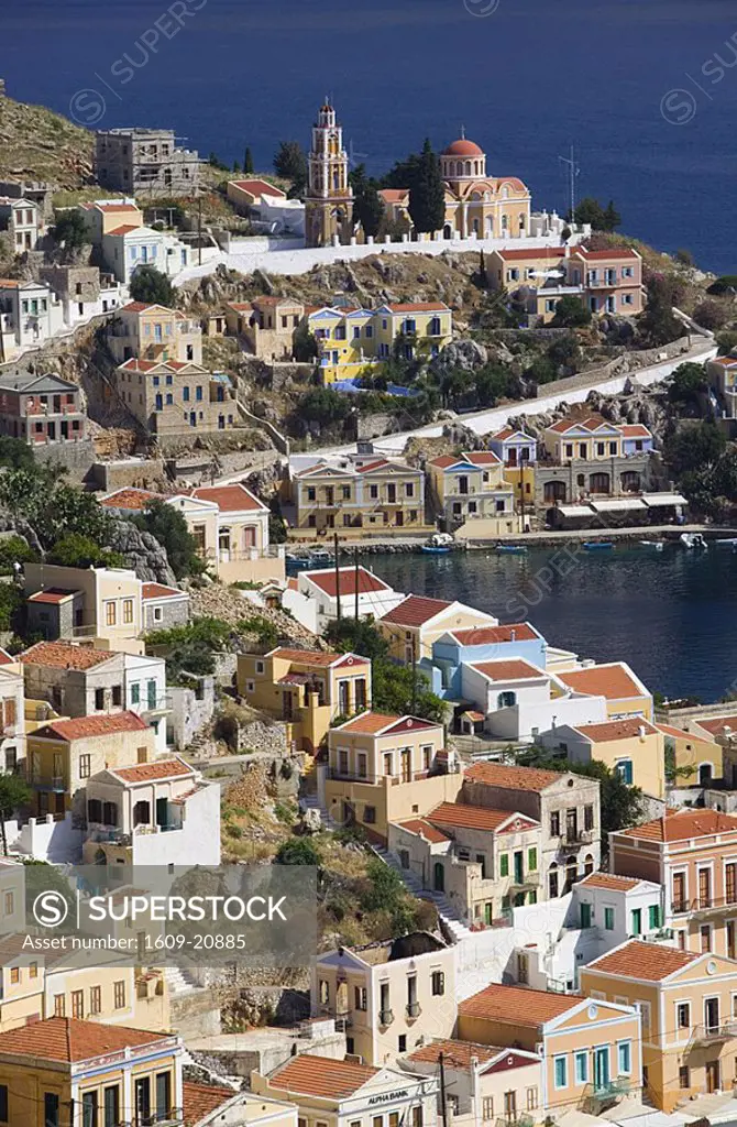 Harbour, Symi Town/Gialos, Symi, Greece