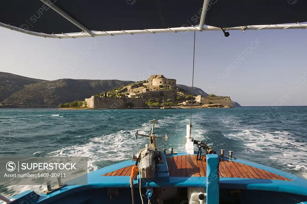 16th Century Venetian Fortress, Spinalonga Island, Lasithi Province, Crete, Greece