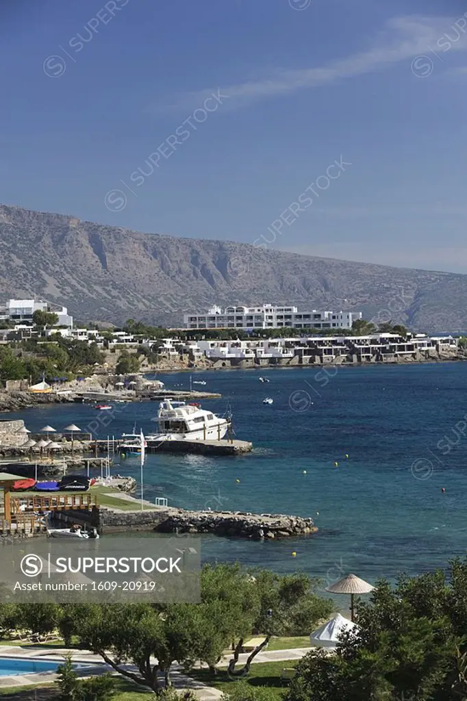 Poros Bay, Elounda, Lasithi Province, Crete, Greece