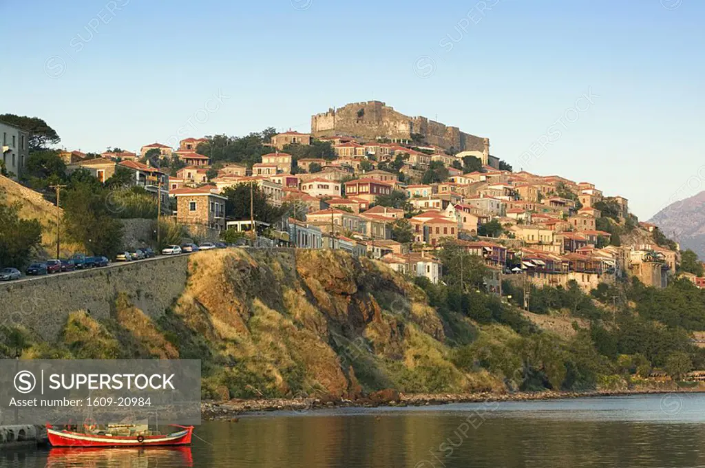 Byzantine-Genoese Castle & port, Mithymna Molyvos, Lesbos Island, Greece