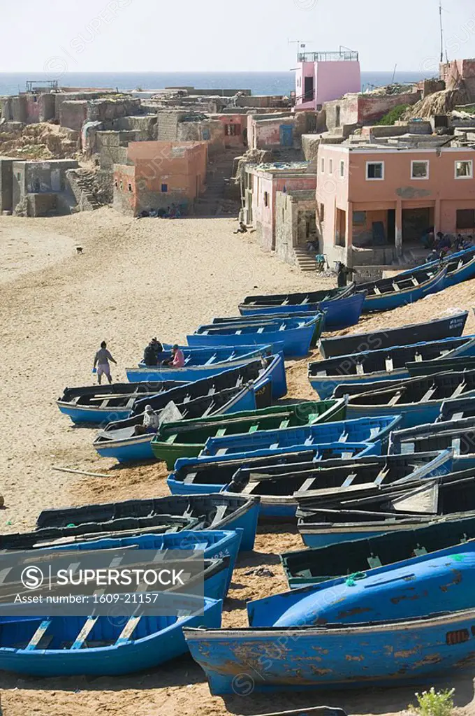 Tifnite fishing Village south of Agadir, Atlantic Coast, Morocco