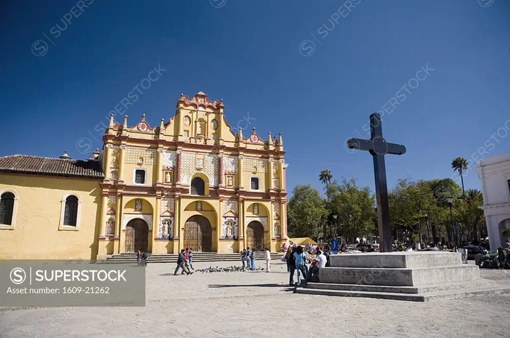 San Cristobal Cathedral, San Cristobal de Las Casas, Chiapas Province, Mexico