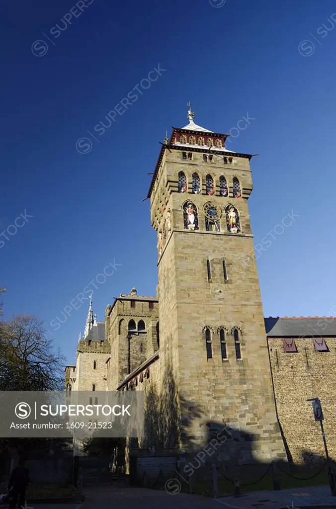 Cardiff Castle, Cardiff Caerdydd, Cardiff, Wales, UK