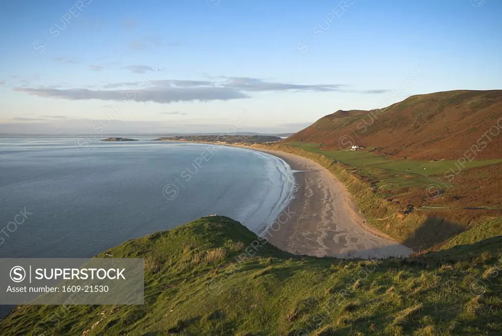 Rhossili Bay Gower Peninsular Swansea Wales UK Europe