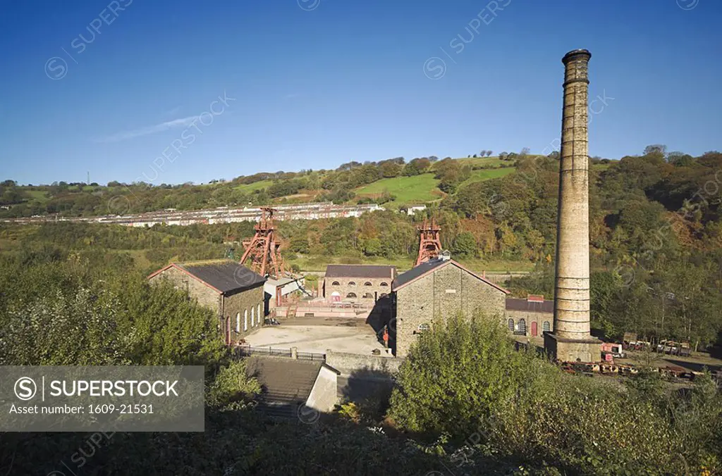 Former Lewis Merthyr Colliery Now Rhondda Heritage Park, Trehafod, Rhondda Cynon Taff, Wales