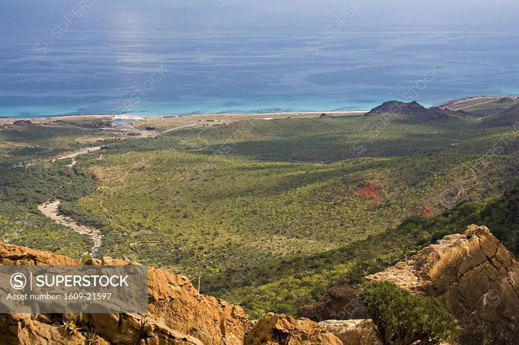 Homil Plateau towards the east coast of Socotra Island, Yemen