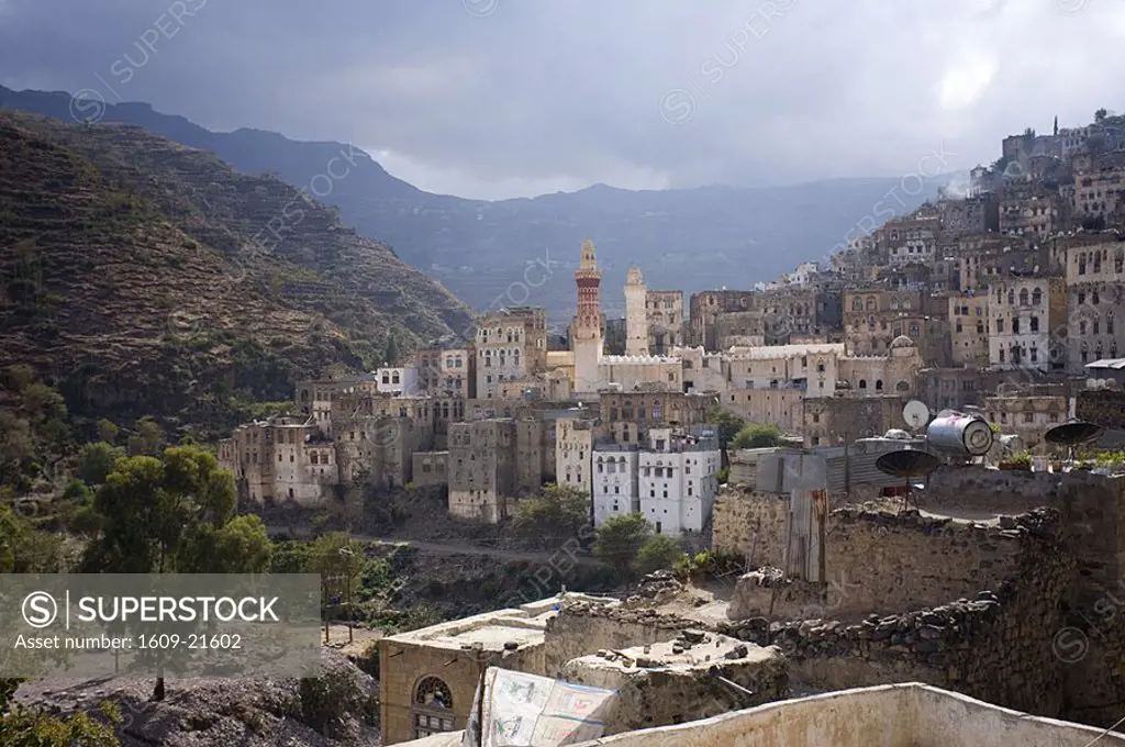 Jibla mountain village, near Taizz, Yemen