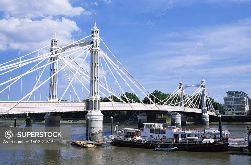 England,London,Chelsea,Albert Bridge