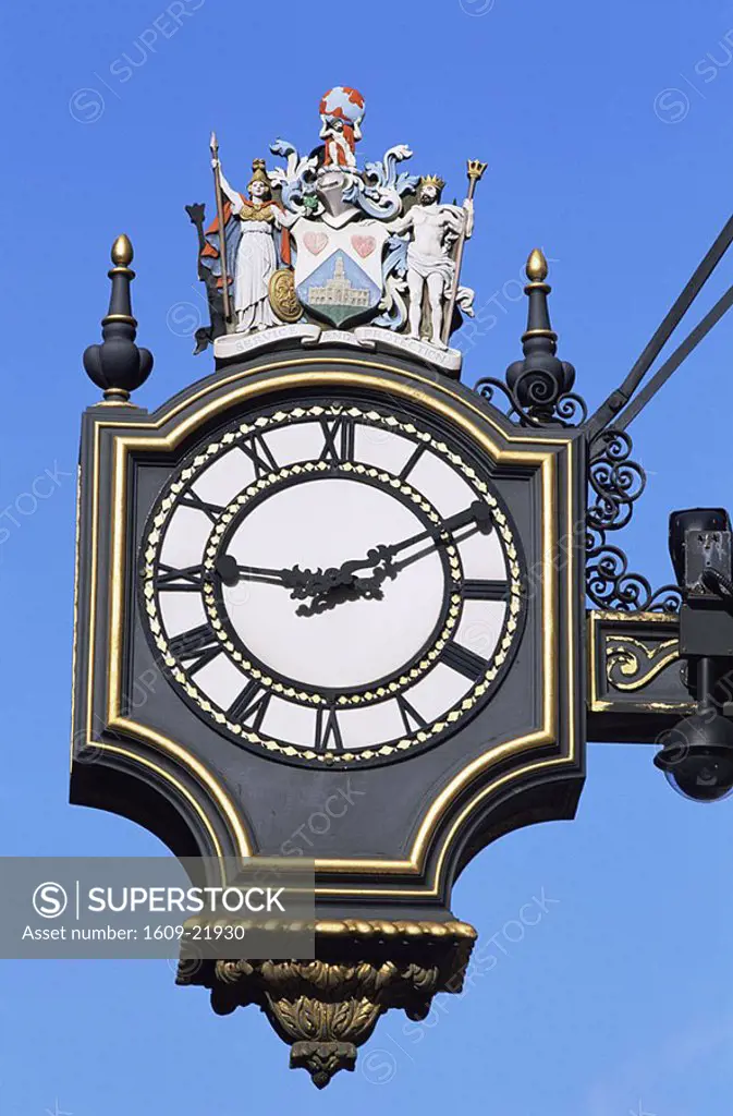 England,London,The City,Royal Exchange Clock