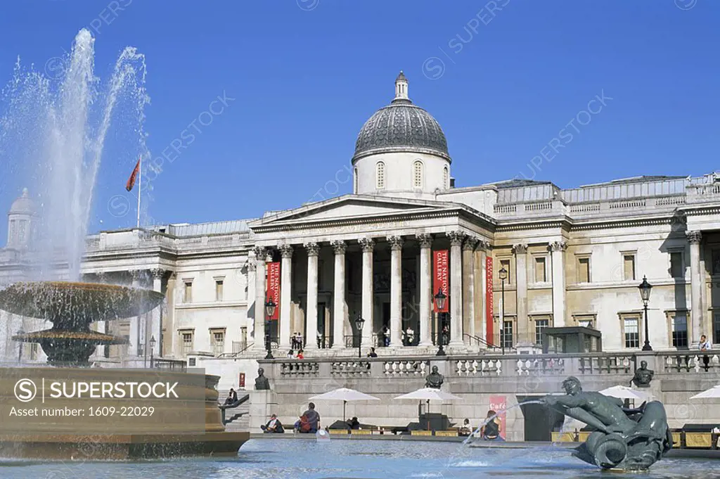 England, London, Trafalgar Square, National Gallery