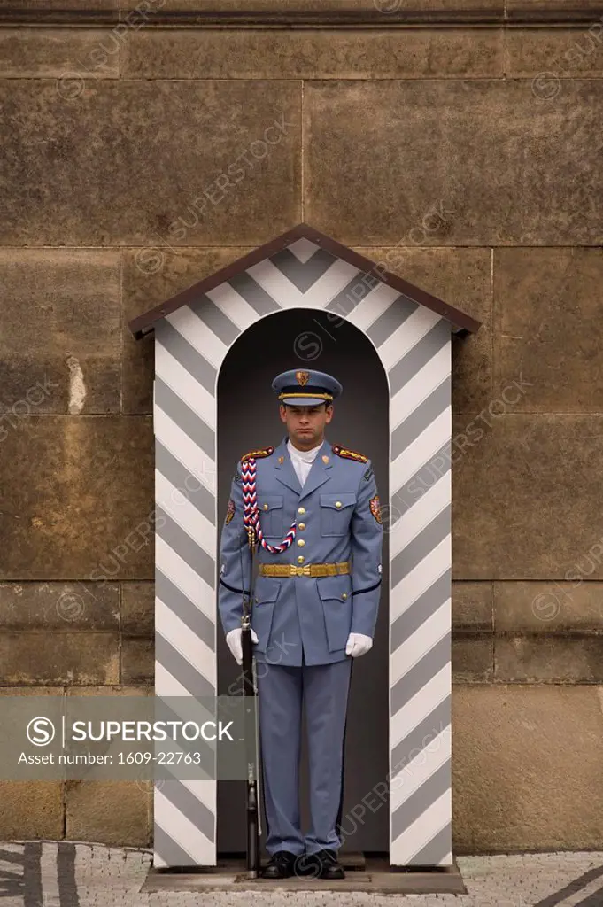 Guard, Prague Castle, Prague, Czech Republic