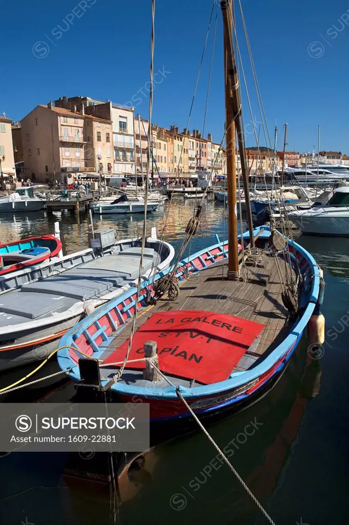 Boats in Harbour, St Tropez, Côte d´Azur, France